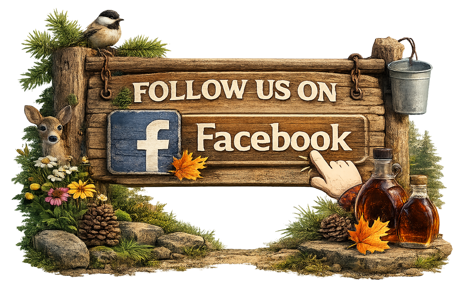 Follow us on Facebook.